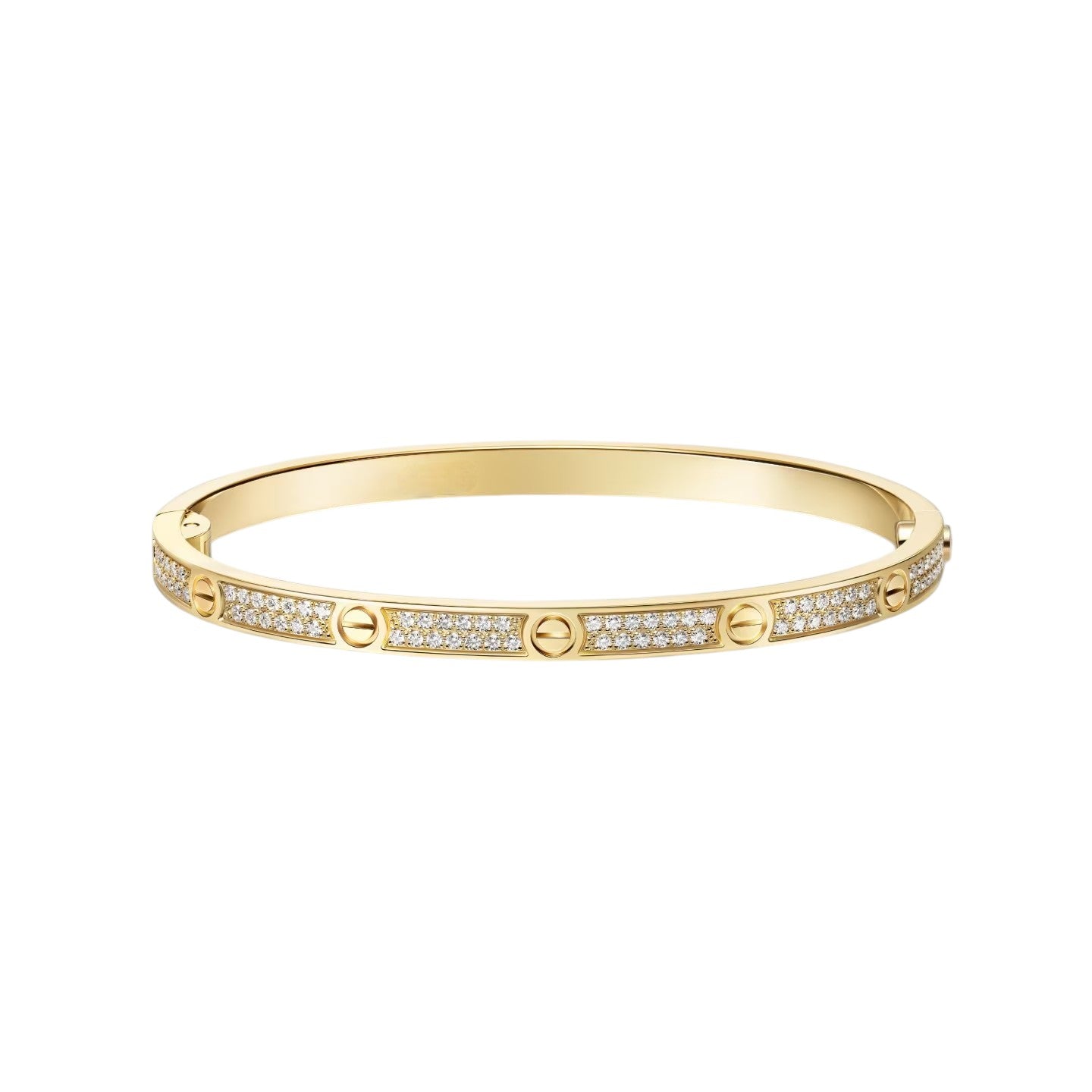 [Loran]CLASSIC 3.65MM LOVE FULL PAVE BANGLE