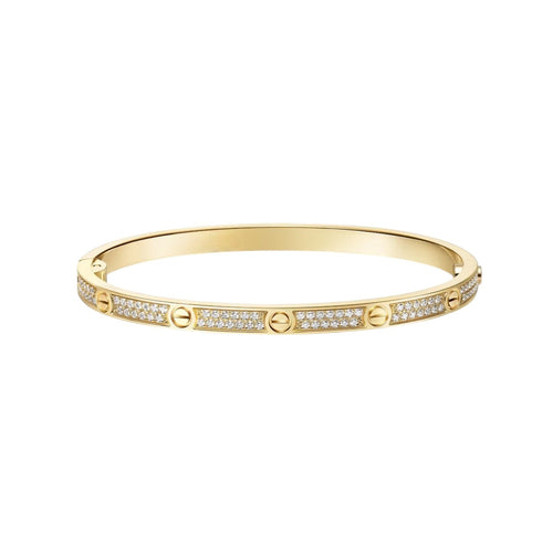 [Loran]CLASSIC 3.65MM LOVE FULL PAVE BANGLE