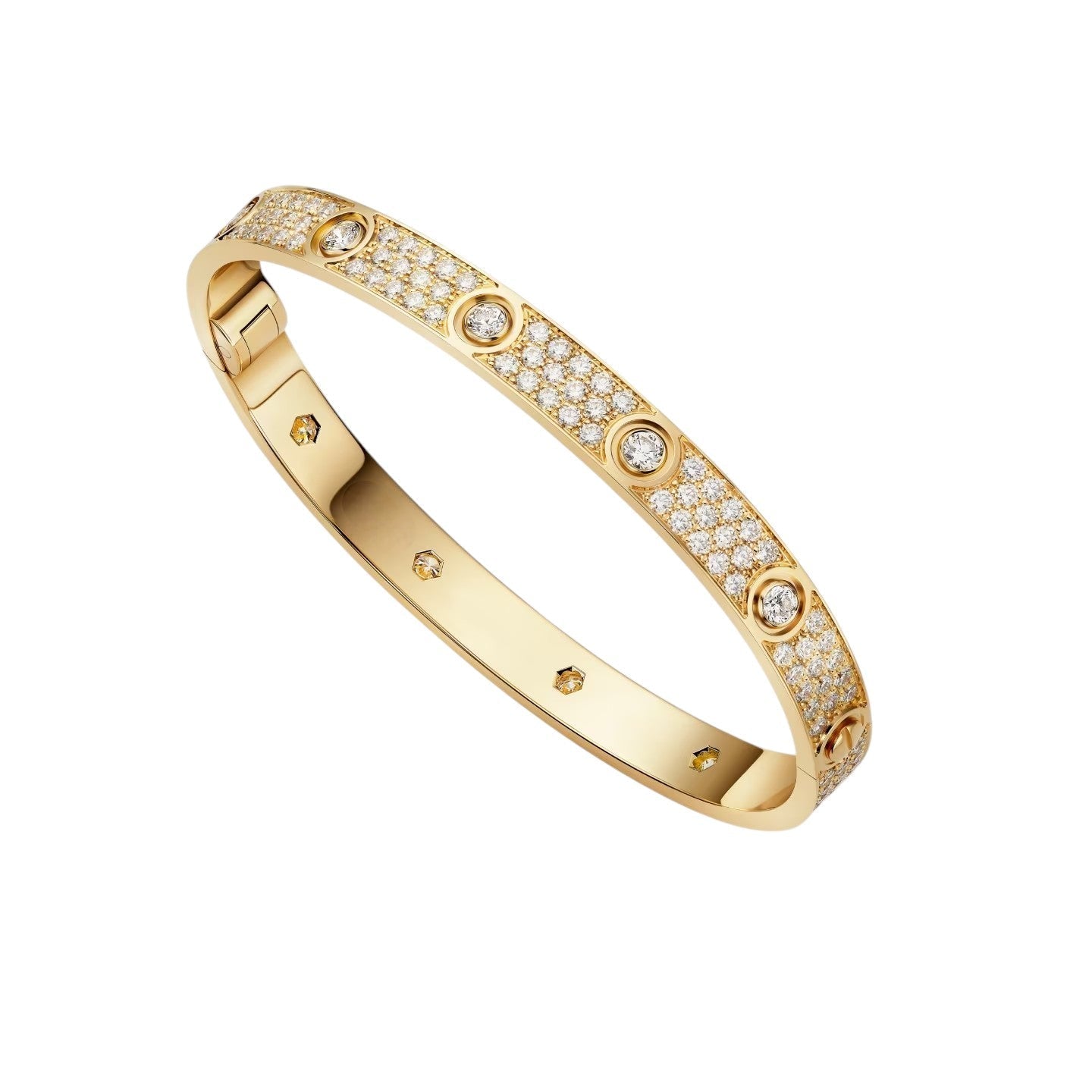 [Loran]CLASSIC 6.1MM LOVE BANGLE - 10-DIAMOND FULL PAVÉ