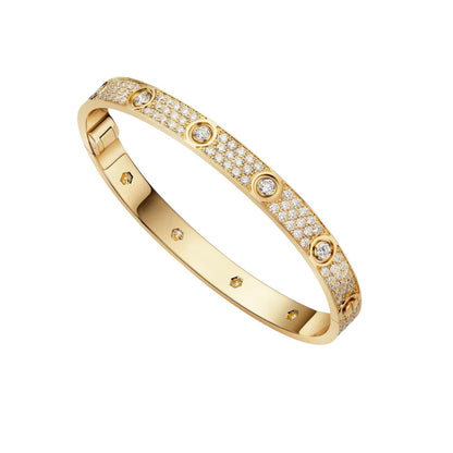 [Loran]CLASSIC 6.1MM LOVE BANGLE - 10-DIAMOND FULL PAVÉ