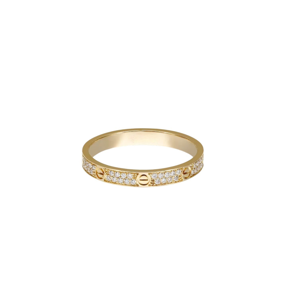 [Loran]LOVE 2.6MM PAVÉ DIAMOND RING