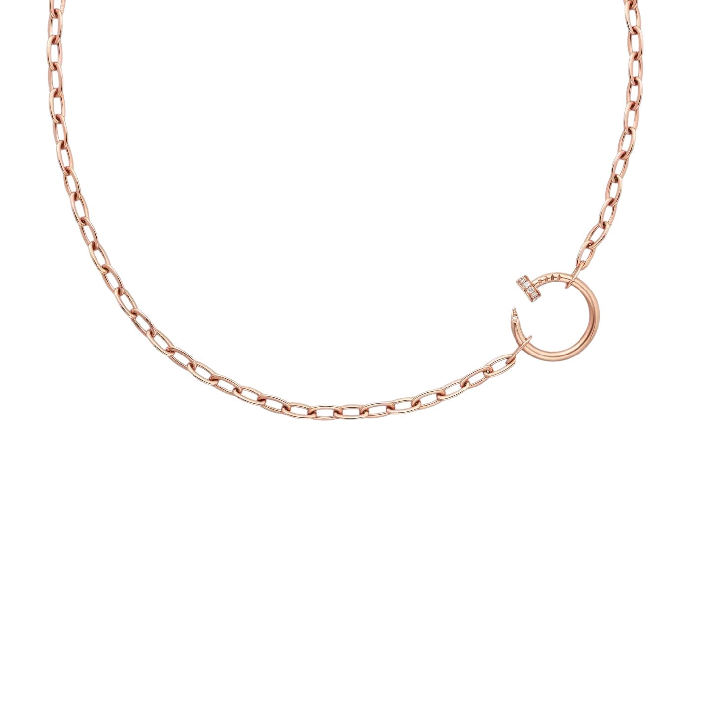 [Loran]CLOU DIAMOND NAIL PENDANT NECKLACE