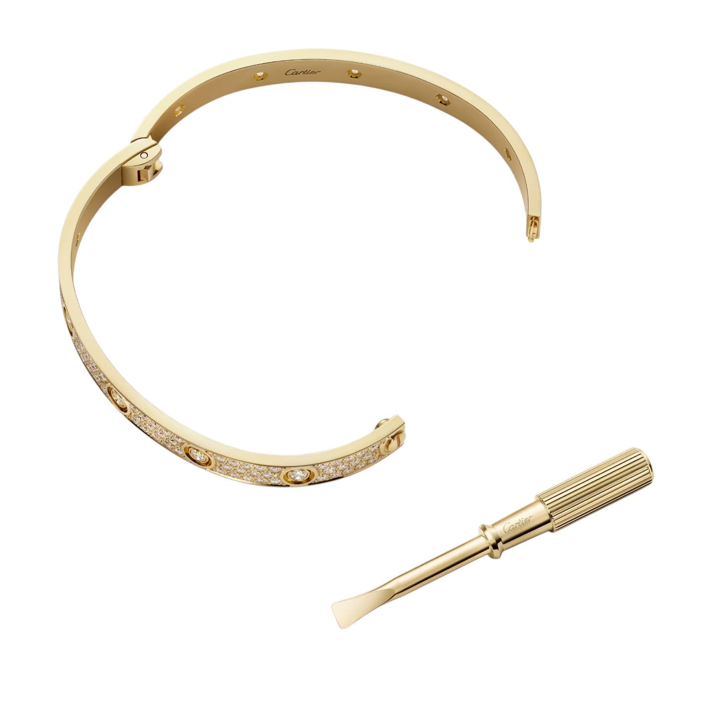 [Loran]CLASSIC 6.1MM LOVE BANGLE - 10-DIAMOND FULL PAVÉ