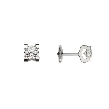 [Loran]C DE DIAMOND STUD EARRINGS