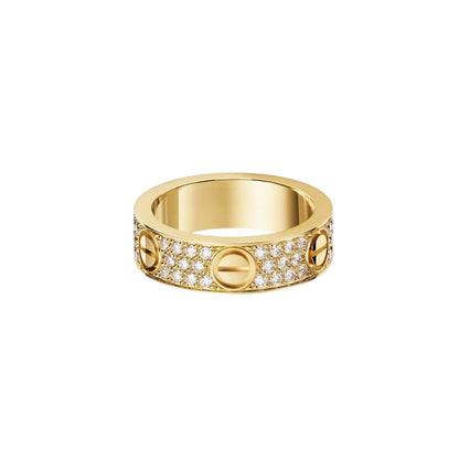[Loran]LOVE 5.5MM FULL-PAVÉ DIAMOND RING