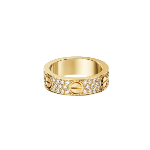 [Loran]LOVE 5.5MM FULL-PAVÉ DIAMOND RING
