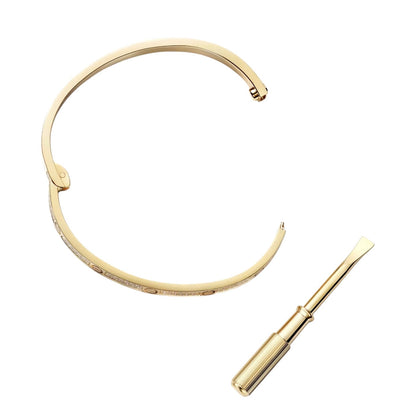 [Loran]CLASSIC 3.65MM LOVE FULL PAVE BANGLE