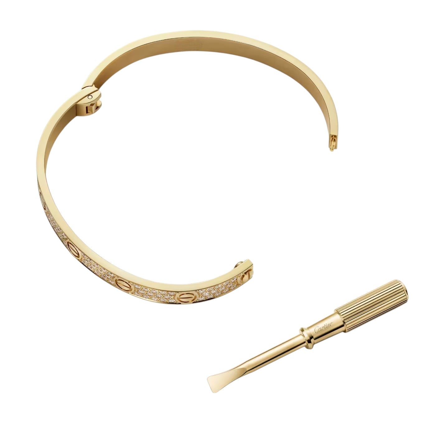 [Loran]CLASSIC 6.1MM LOVE BANGLE - FULL PAVÉ