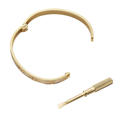 [Loran]CLASSIC 6.1MM LOVE BANGLE - FULL PAVÉ