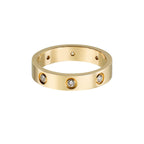 [Loran]LOVE 4MM 8 DIAMONDS RING
