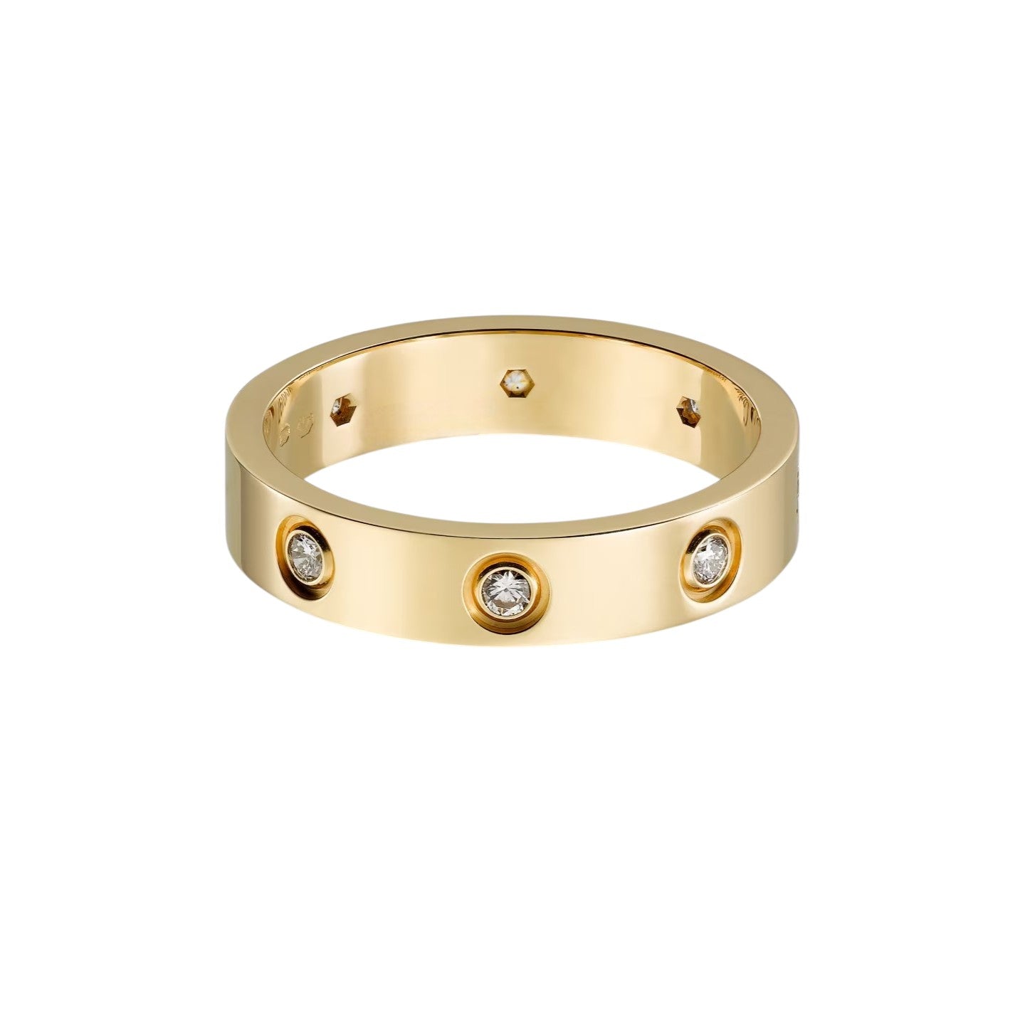 [Loran]LOVE 4MM 8 DIAMONDS RING