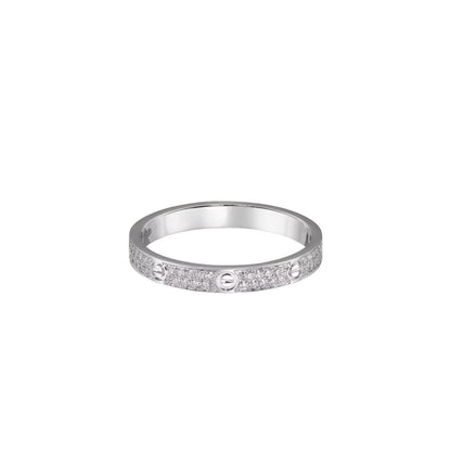 [Loran]LOVE 2.6MM PAVÉ DIAMOND RING