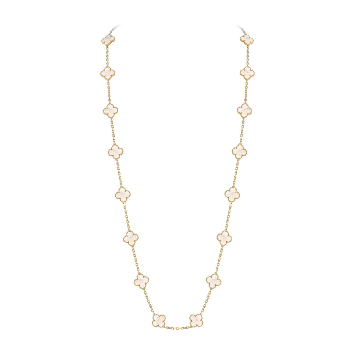 [Loran]CLASSIC 20-MOTIF LUCKY CLOVER LONG NECKLACE GOLD COLLECTION