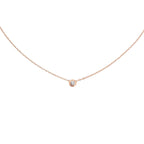 [Loran]LOVE SCREW PENDANT SINGLE DIAMOND NECKLACE