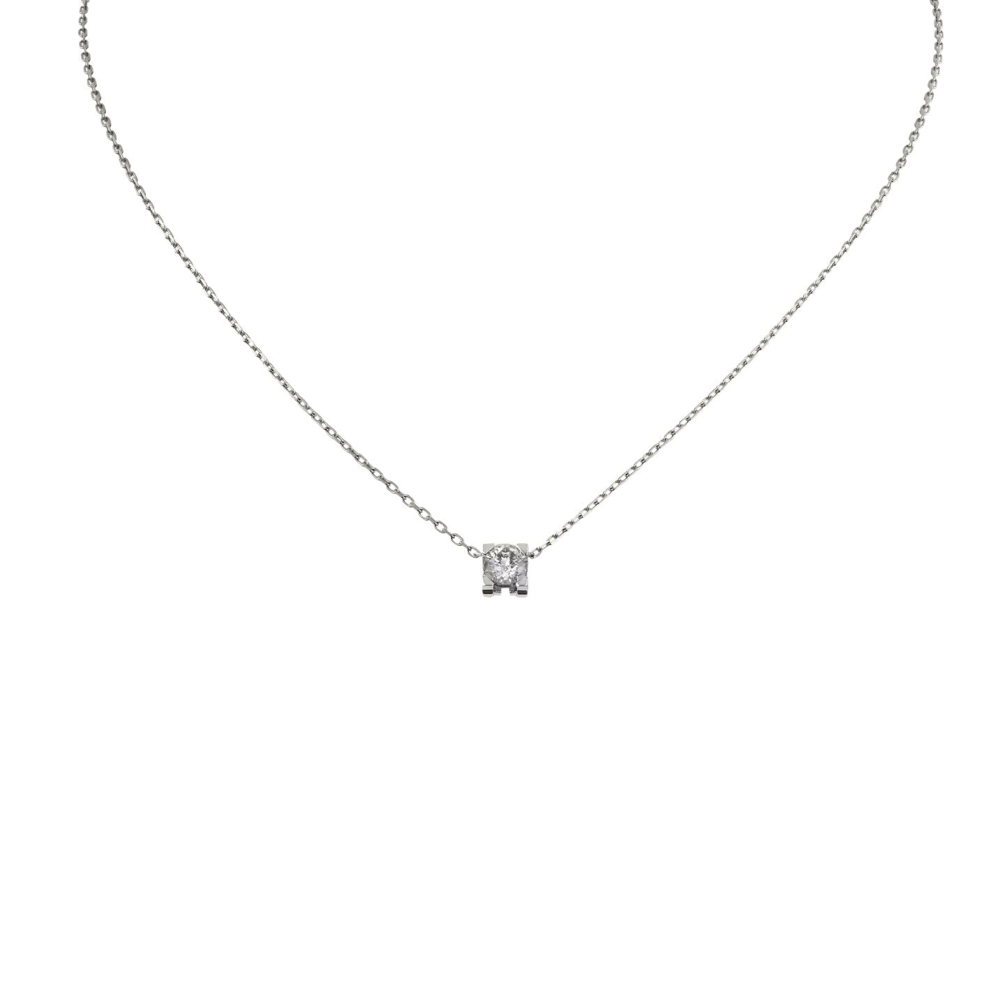 [Loran]C DE PENDANT DIAMOND NECKLACE