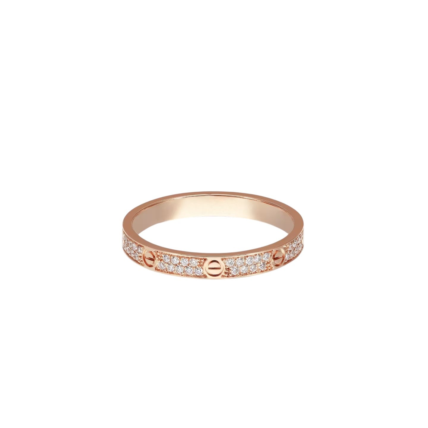 [Loran]LOVE 2.6MM PAVÉ DIAMOND RING