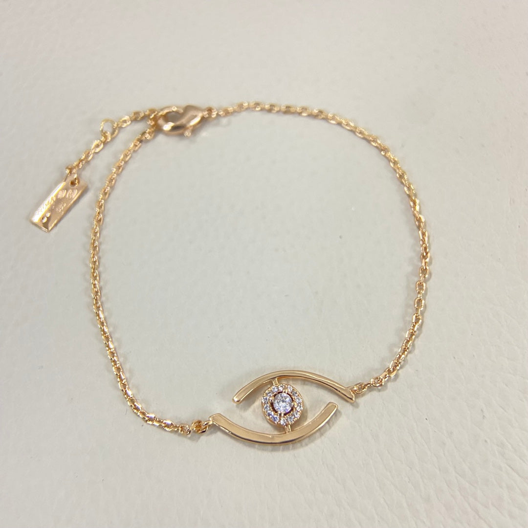 [Loran]LUCKY EYE PAVÉ-SET DIAMOND BRACELET