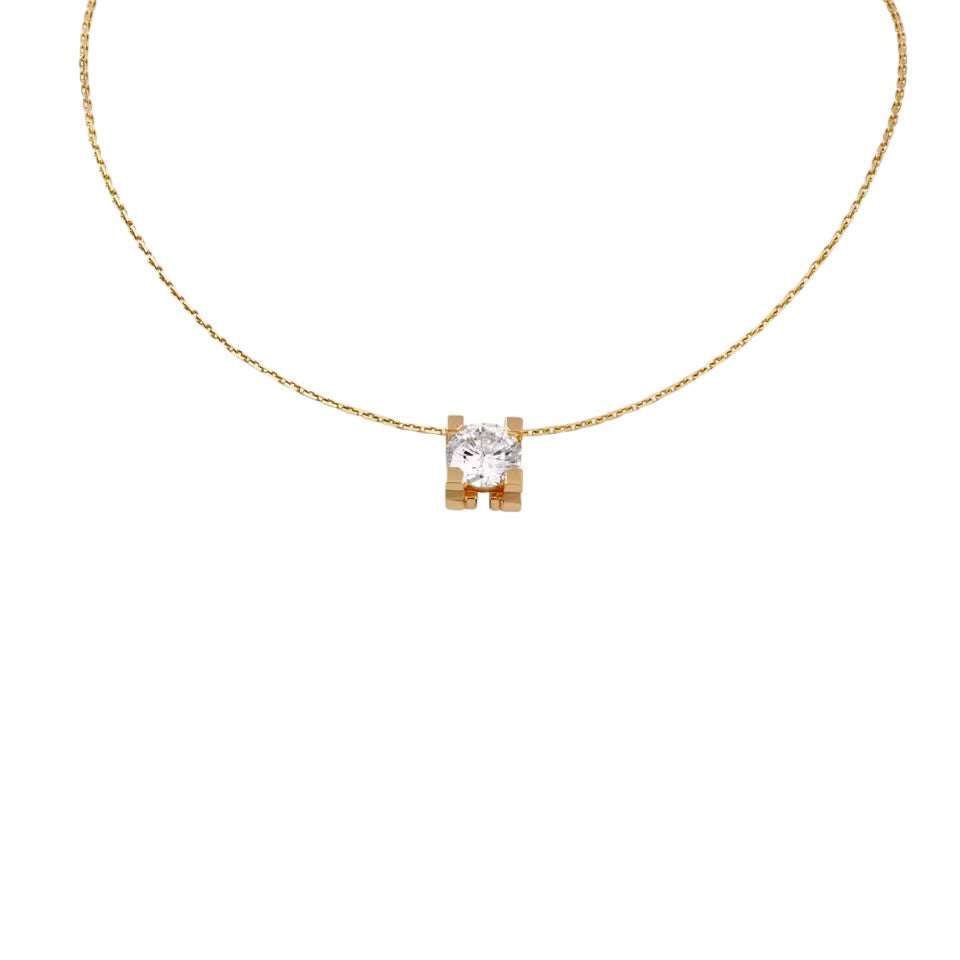 [Loran]C DE PENDANT DIAMOND NECKLACE