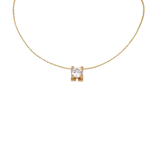 [Loran]C DE PENDANT DIAMOND NECKLACE