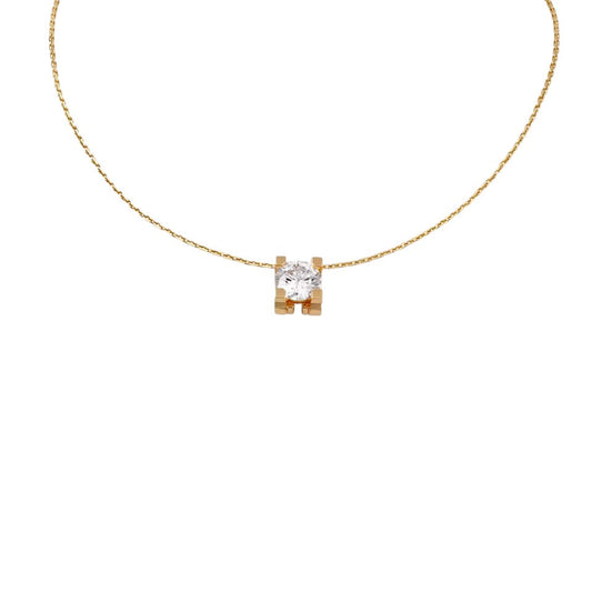 [Loran]C DE PENDANT DIAMOND NECKLACE
