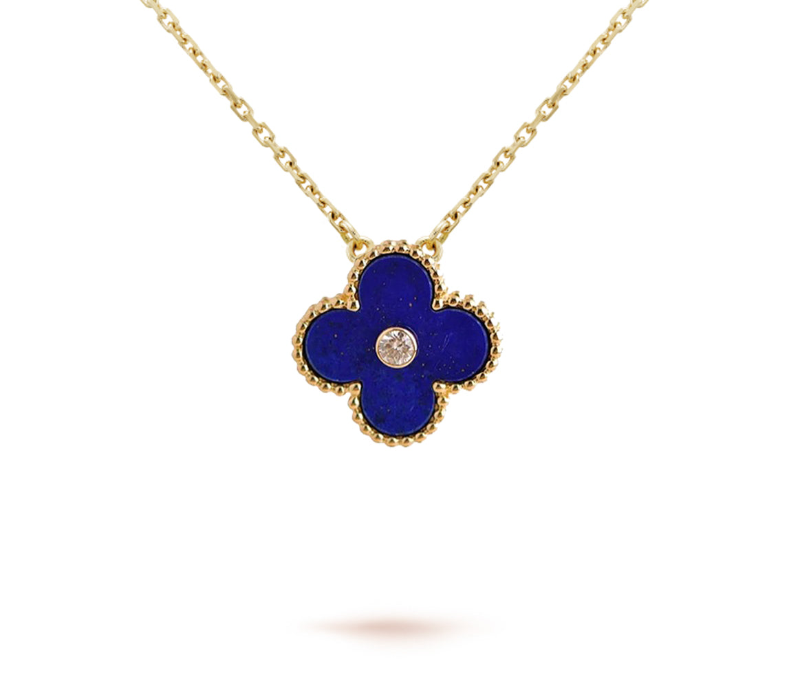 [Loran]LIMITED EDITION CHRISTMAS CLOVER FLOWER NECKLACE - 15MM ANNUAL COLLECTIBLE PENDANT