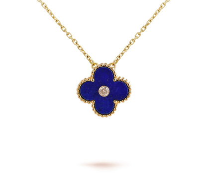 [Loran]LIMITED EDITION CHRISTMAS CLOVER FLOWER NECKLACE - 15MM ANNUAL COLLECTIBLE PENDANT