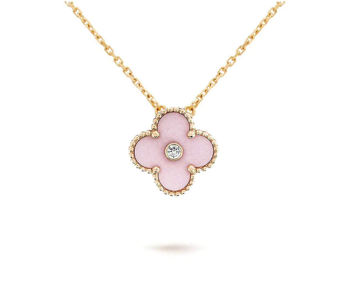 [Loran]LIMITED EDITION CHRISTMAS CLOVER FLOWER NECKLACE - 15MM ANNUAL COLLECTIBLE PENDANT