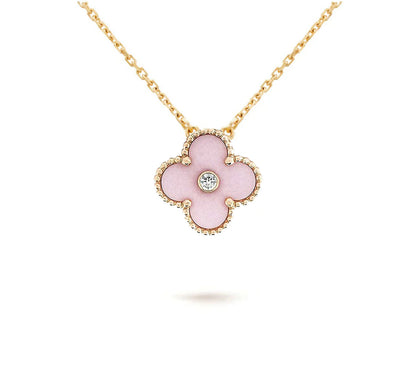 [Loran]LIMITED EDITION CHRISTMAS CLOVER FLOWER NECKLACE - 15MM ANNUAL COLLECTIBLE PENDANT