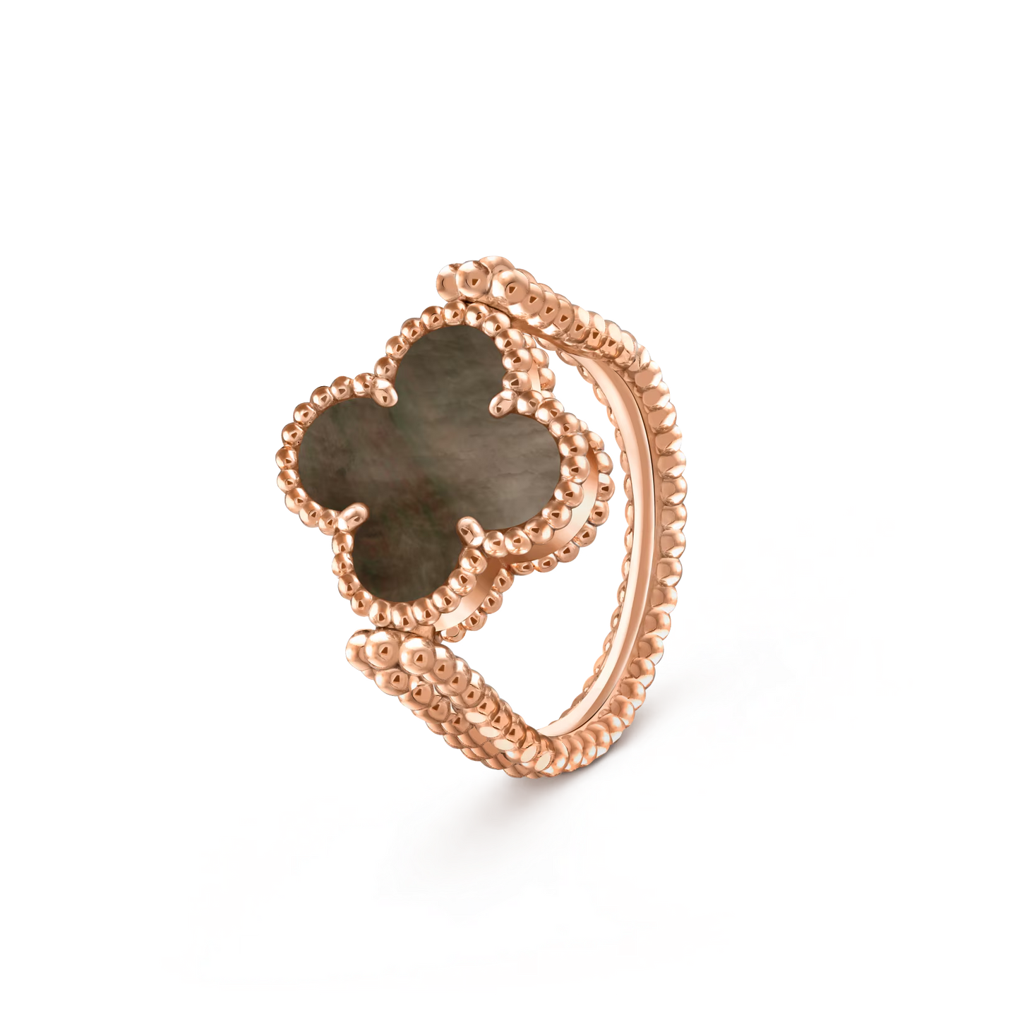 [Loran]LUCKY CLOVER ROSE GOLD REVERSIBLE RING