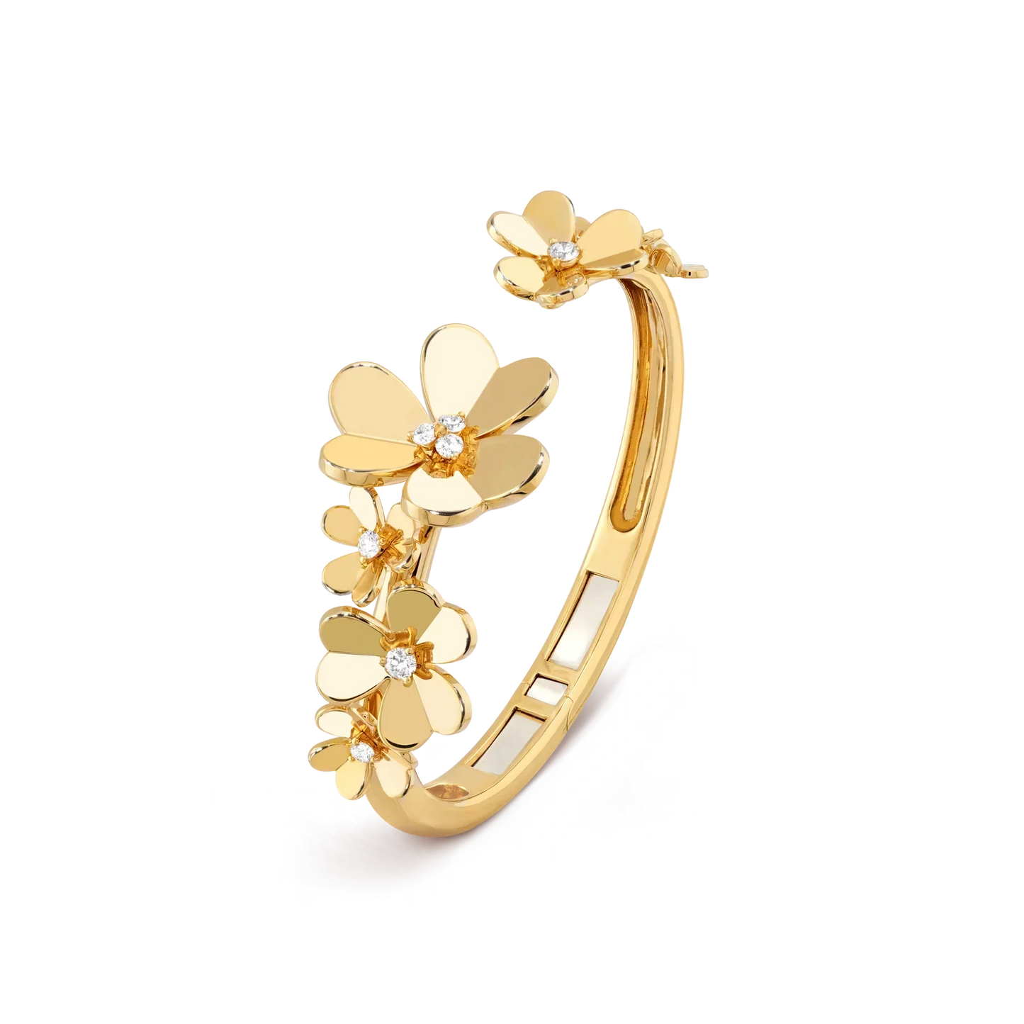 [Loran]LUMINOUS BLOSSOM OPEN BANGLE