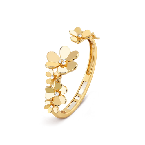 [Loran]LUMINOUS BLOSSOM OPEN BANGLE