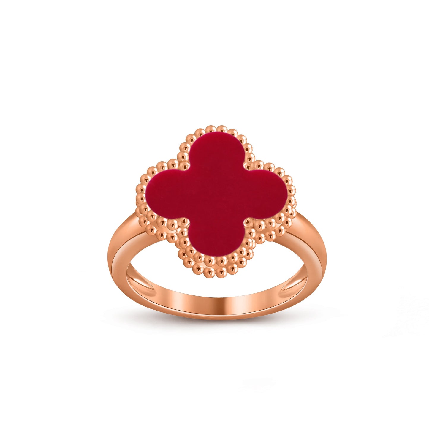 [Loran]LUCKY CLOVER VINTAGE ROSE GOLD RING COLLECTION