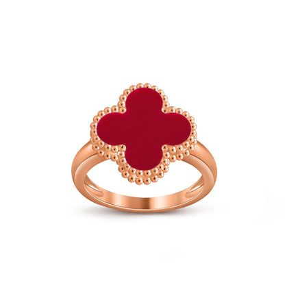 [Loran]LUCKY CLOVER VINTAGE ROSE GOLD RING COLLECTION