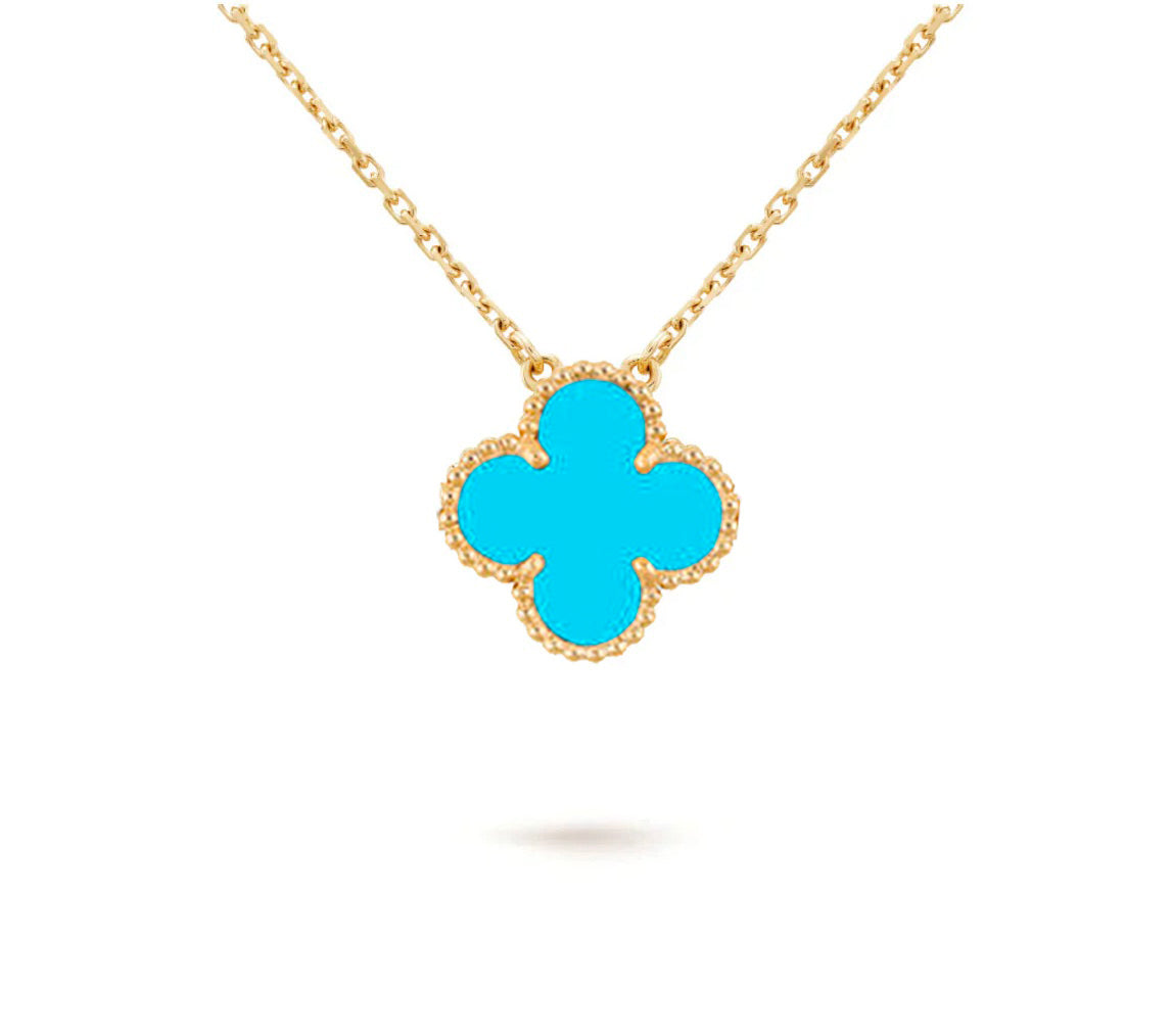 [Loran]15MM CLOVER FLOWER PENDANT NECKLACE COLLECTION