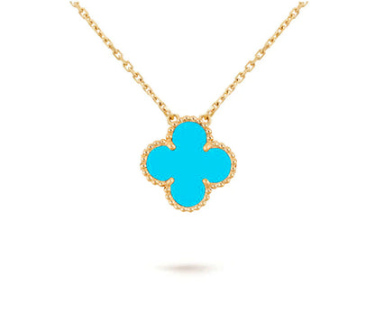 [Loran]15MM CLOVER FLOWER PENDANT NECKLACE COLLECTION