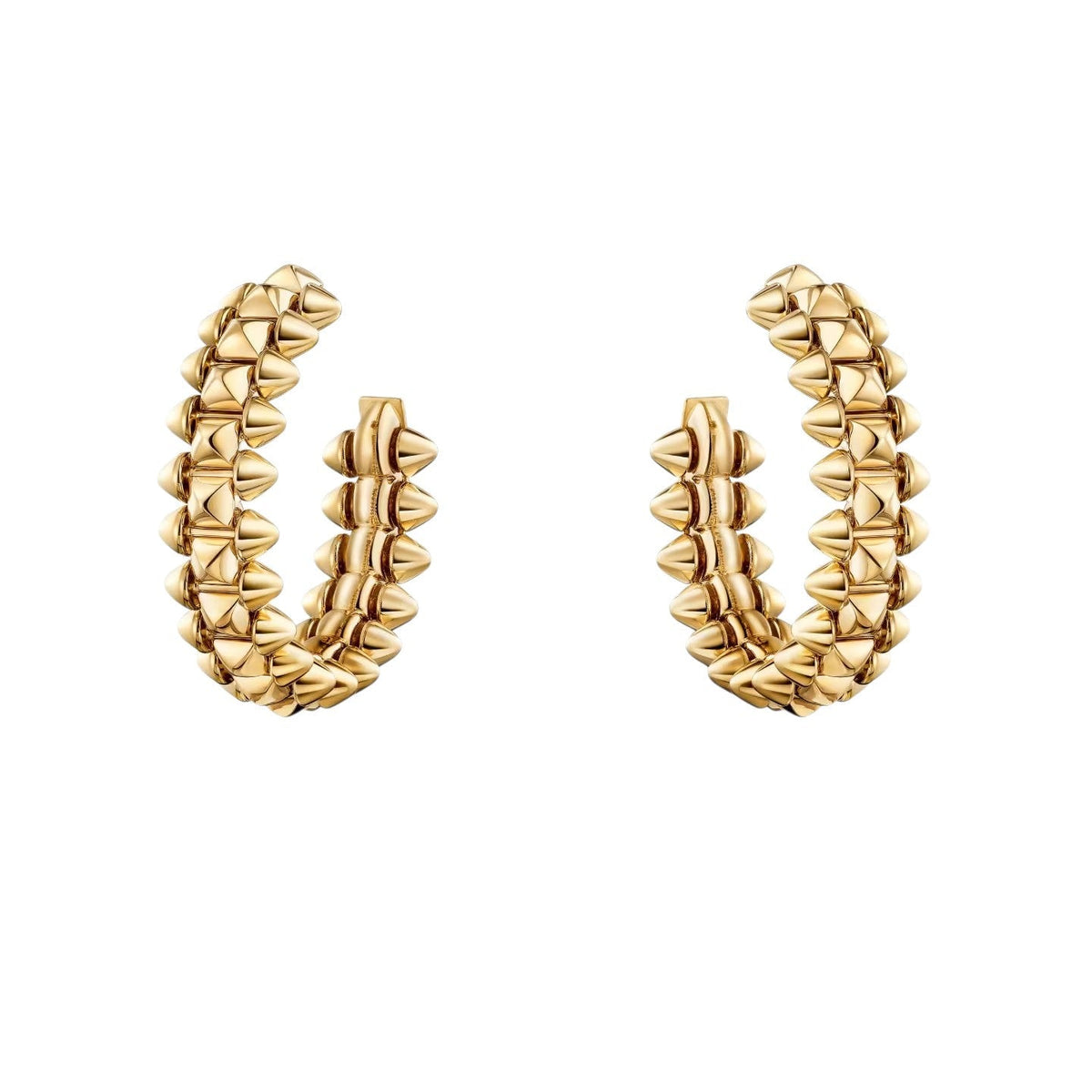 [Loran]CLASH DE 6.4MM HOOP SMALL MODEL EARRINGS