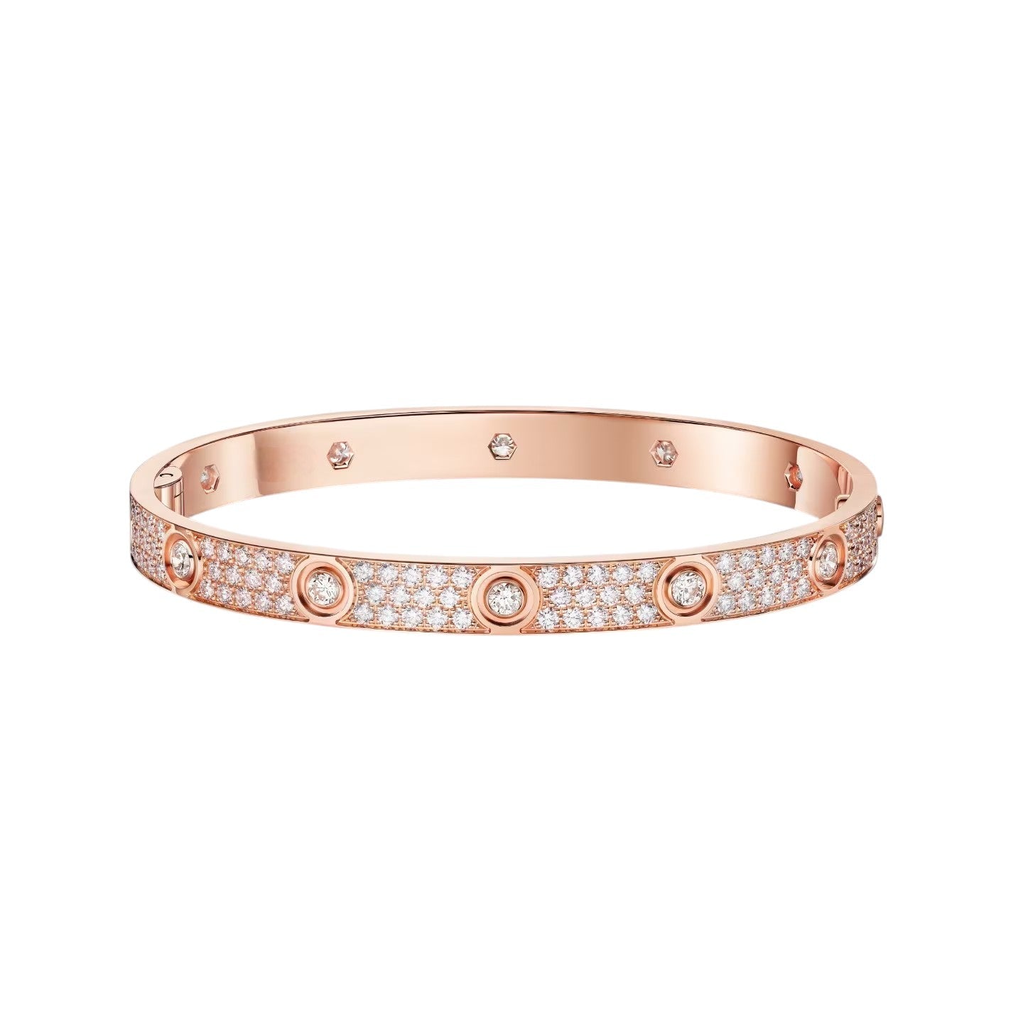 [Loran]CLASSIC 6.1MM LOVE BANGLE - 10-DIAMOND FULL PAVÉ