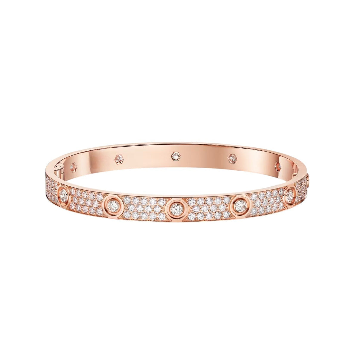 [Loran]CLASSIC 6.1MM LOVE BANGLE - 10-DIAMOND FULL PAVÉ