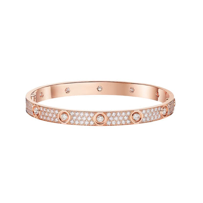 [Loran]CLASSIC 6.1MM LOVE BANGLE - 10-DIAMOND FULL PAVÉ