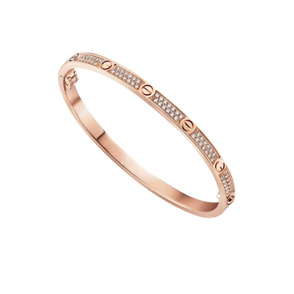 [Loran]CLASSIC 3.65MM LOVE FULL PAVE BANGLE