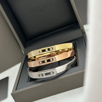 [Loran]MOVE NOA PAVÉ DIAMOND BANGLE BRACELET