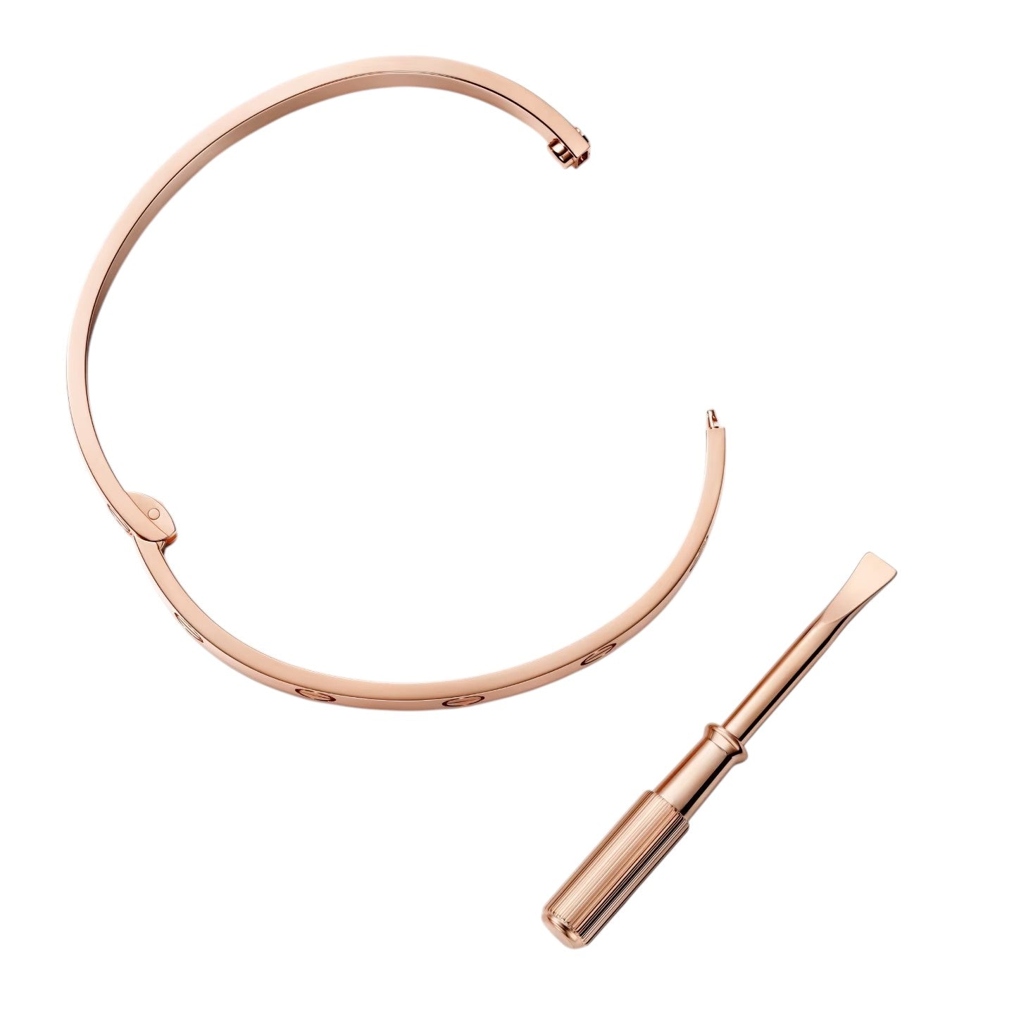[Loran]CLASSIC 6.1MM LOVE SINGLE-SCREW CLOSURE BANGLE