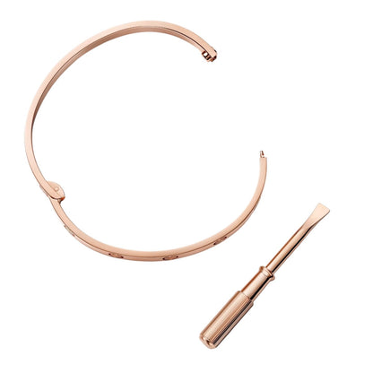 [Loran]CLASSIC 6.1MM LOVE SINGLE-SCREW CLOSURE BANGLE