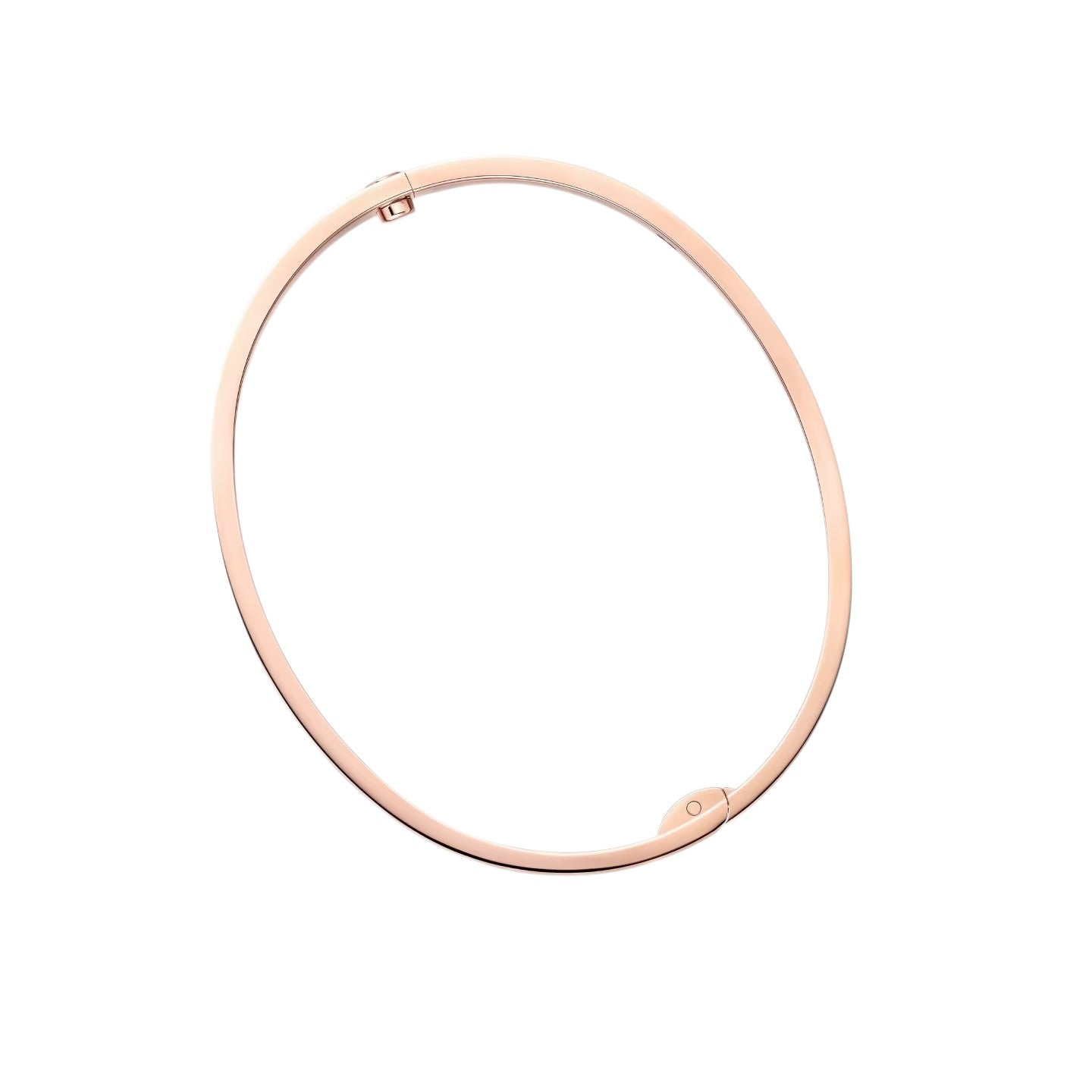 [Loran]CLASSIC 6.1MM LOVE SINGLE-SCREW CLOSURE BANGLE - 4-DIAMOND