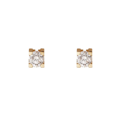 [Loran]C DE DIAMOND STUD EARRINGS