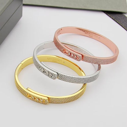 [Loran]MOVE NOA FULL-PAVÉ DIAMOND BANGLE BRACELET