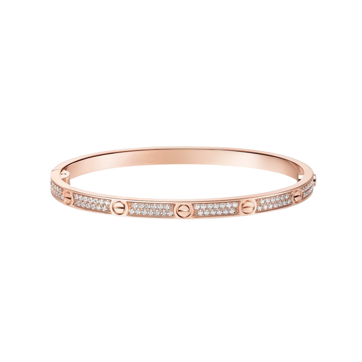 [Loran]CLASSIC 3.65MM LOVE FULL PAVE BANGLE