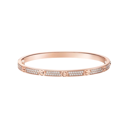 [Loran]CLASSIC 3.65MM LOVE FULL PAVE BANGLE