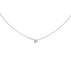 [Loran]LOVE SCREW PENDANT SINGLE DIAMOND NECKLACE