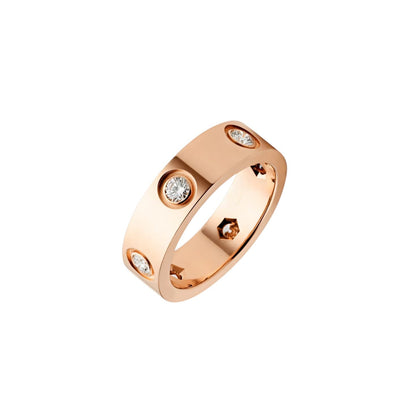 [Loran]LOVE 5.5MM 6 DIAMONDS RING
